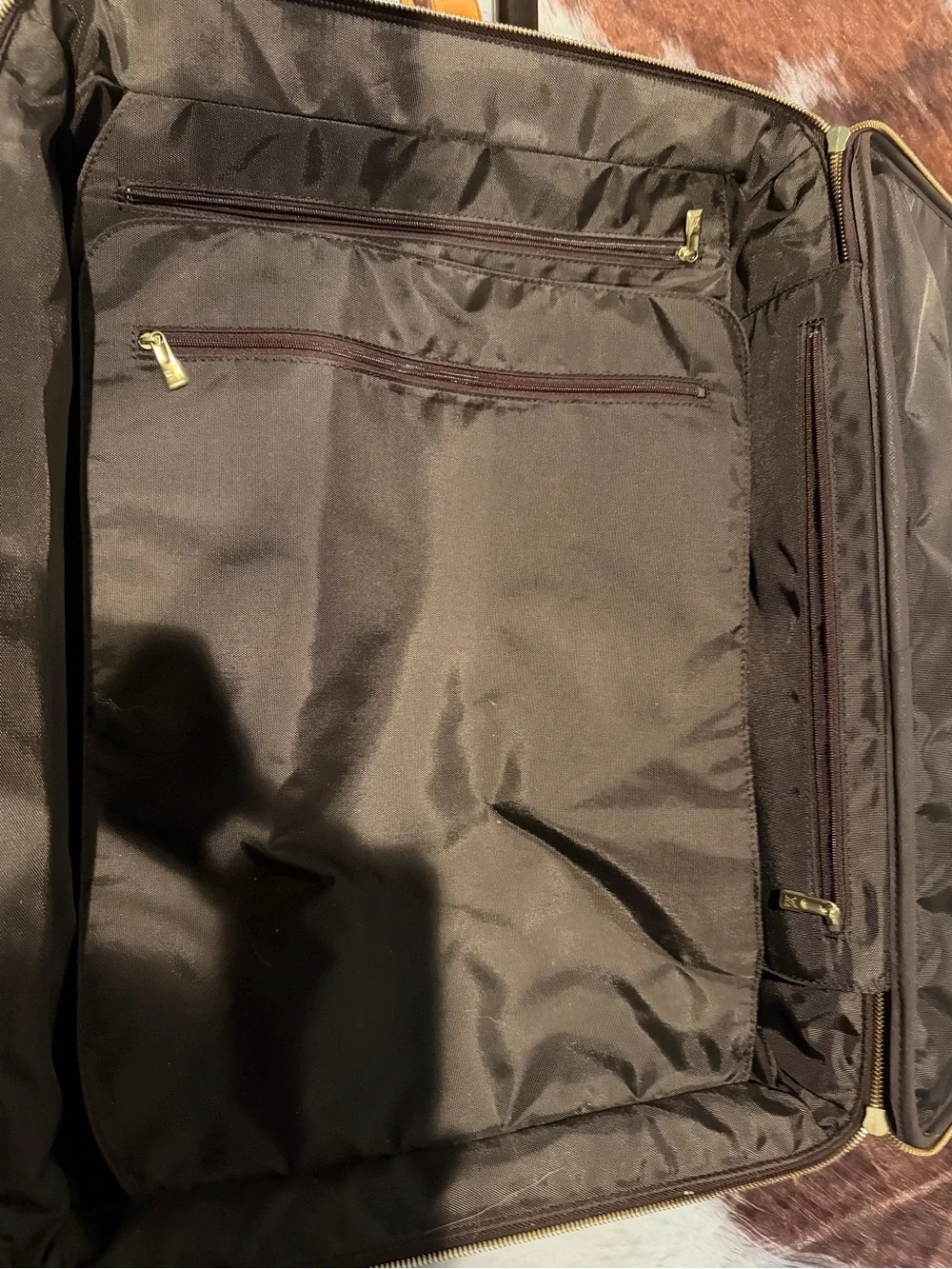 AUTHENTIC DISCONTINUED Louis Vuitton Brown Monogram Carry-On Pegase 55